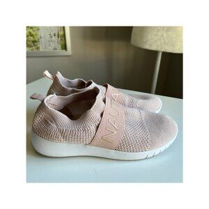 NAUTICA Pale Pink Fabric Upper Street Shoes